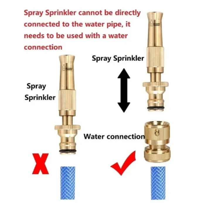 Golden Nozzle Pipe